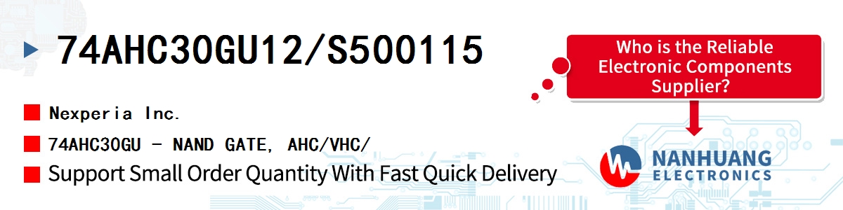 74AHC30GU12/S500115 Nexperia 74AHC30GU - NAND GATE, AHC/VHC/