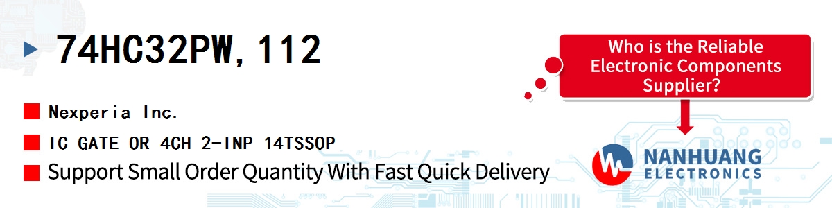 74HC32PW,112 Nexperia IC GATE OR 4CH 2-INP 14TSSOP