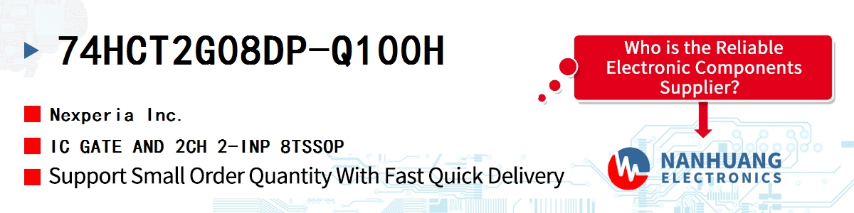 74HCT2G08DP-Q100H Nexperia IC GATE AND 2CH 2-INP 8TSSOP