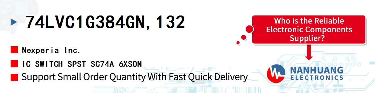 74LVC1G384GN,132 Nexperia IC SWITCH SPST SC74A 6XSON