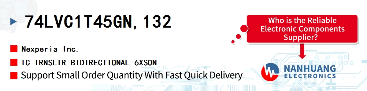 74LVC1T45GN,132 Nexperia IC TRNSLTR BIDIRECTIONAL 6XSON