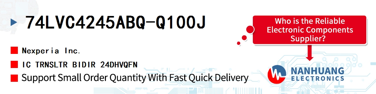 74LVC4245ABQ-Q100J Nexperia IC TRNSLTR BIDIR 24DHVQFN