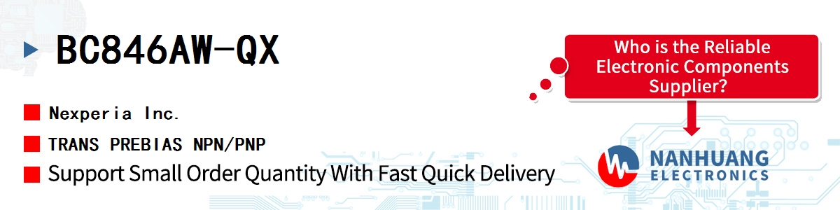 BC846AW-QX Nexperia TRANS PREBIAS NPN/PNP