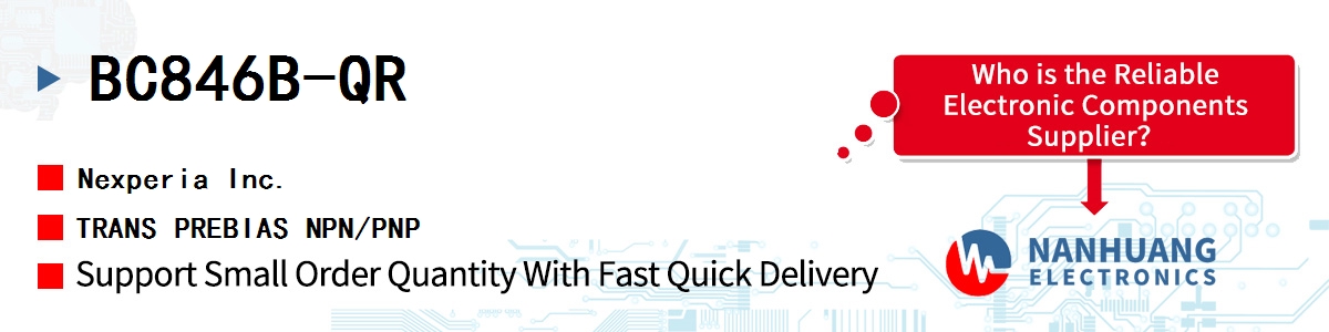 BC846B-QR Nexperia TRANS PREBIAS NPN/PNP