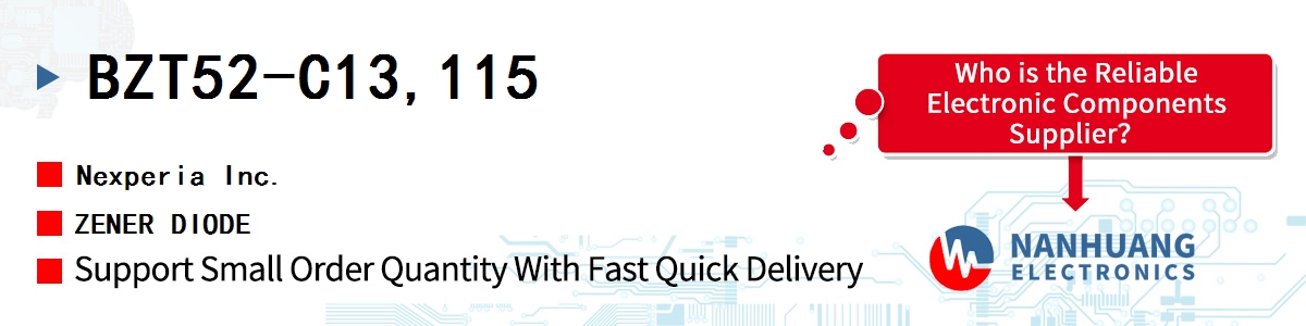 BZT52-C13,115 Nexperia ZENER DIODE
