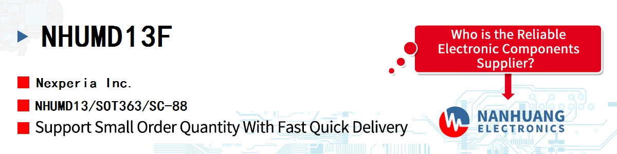 NHUMD13F Nexperia NHUMD13/SOT363/SC-88