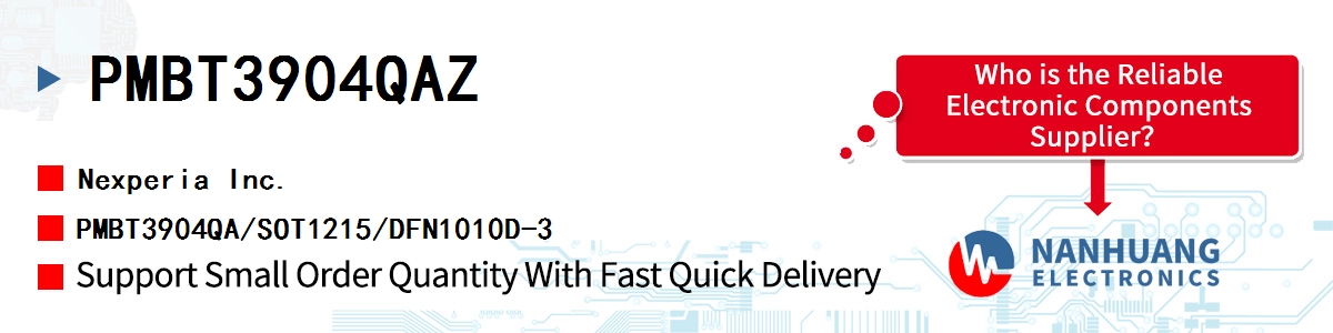 PMBT3904QAZ Nexperia PMBT3904QA/SOT1215/DFN1010D-3