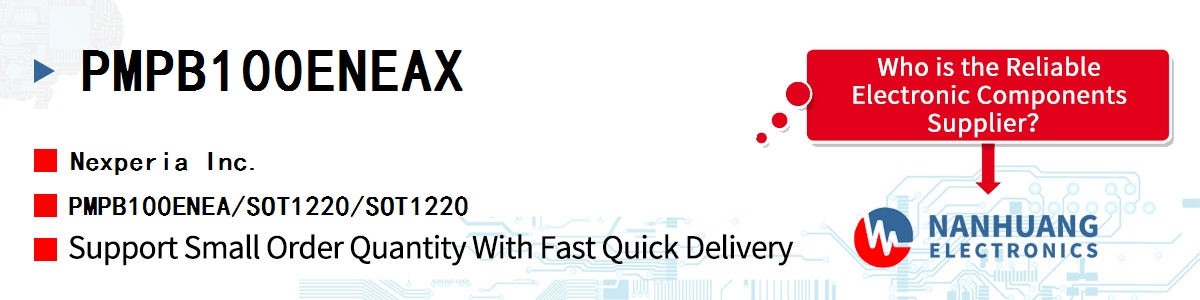 PMPB100ENEAX Nexperia PMPB100ENEA/SOT1220/SOT1220